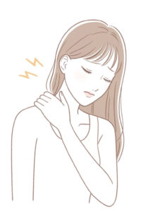 女性の肩こり